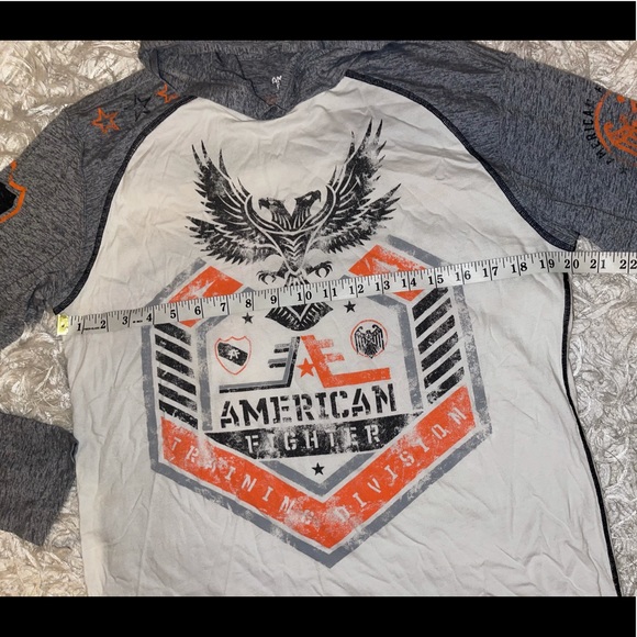 🇺🇸American Fighter Hooded Tee 🇺🇸 M - Picture 7 of 10